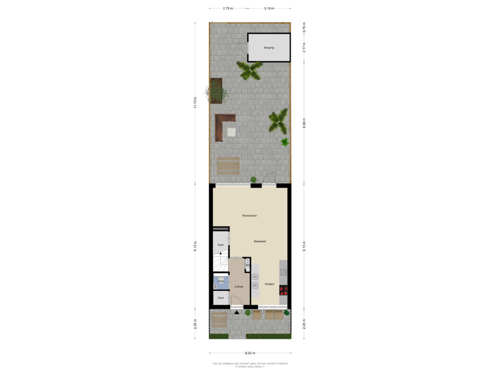 Bekijk plattegrond van Begane Grond-Tuin van Vrouw Avenweg 172