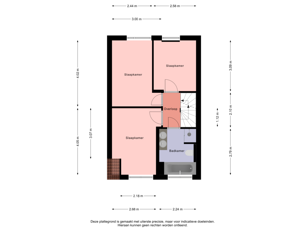 Bekijk plattegrond van 1e Verdieping van Noorderbocht 90