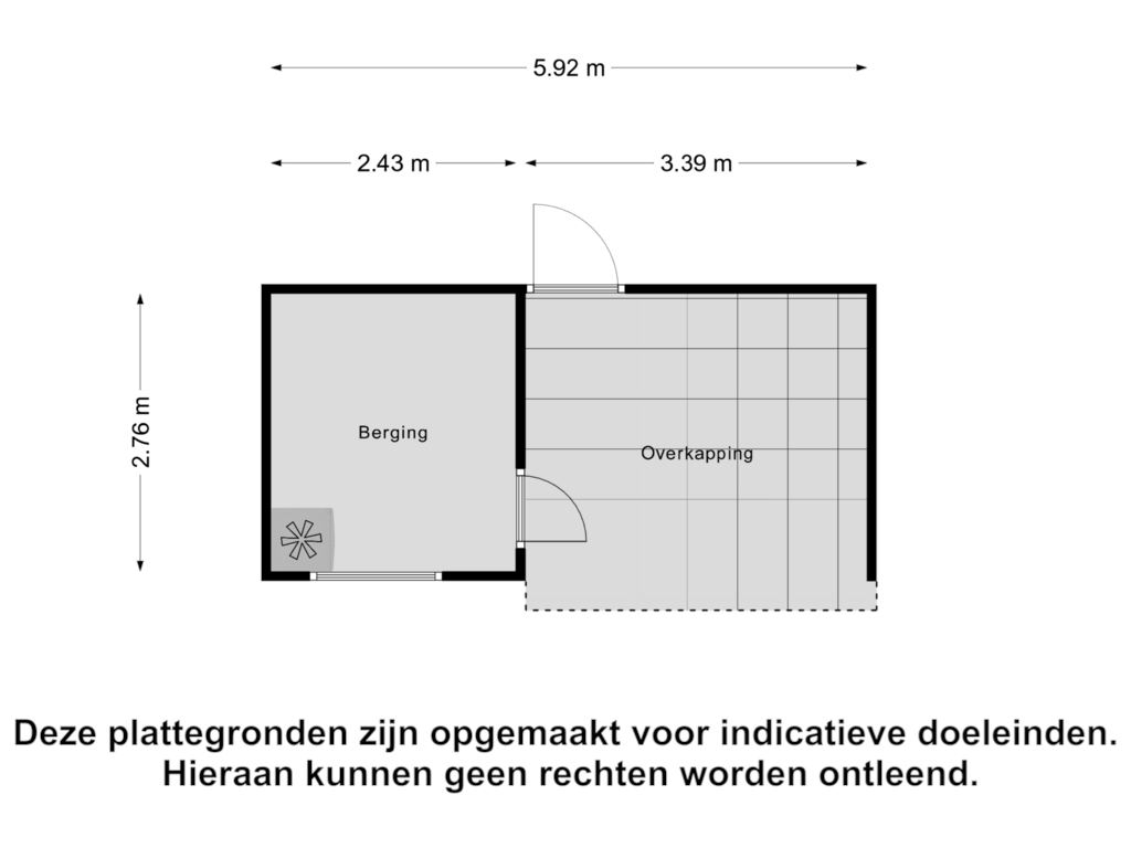 Bekijk plattegrond van Berging van Beatrixstraat 6