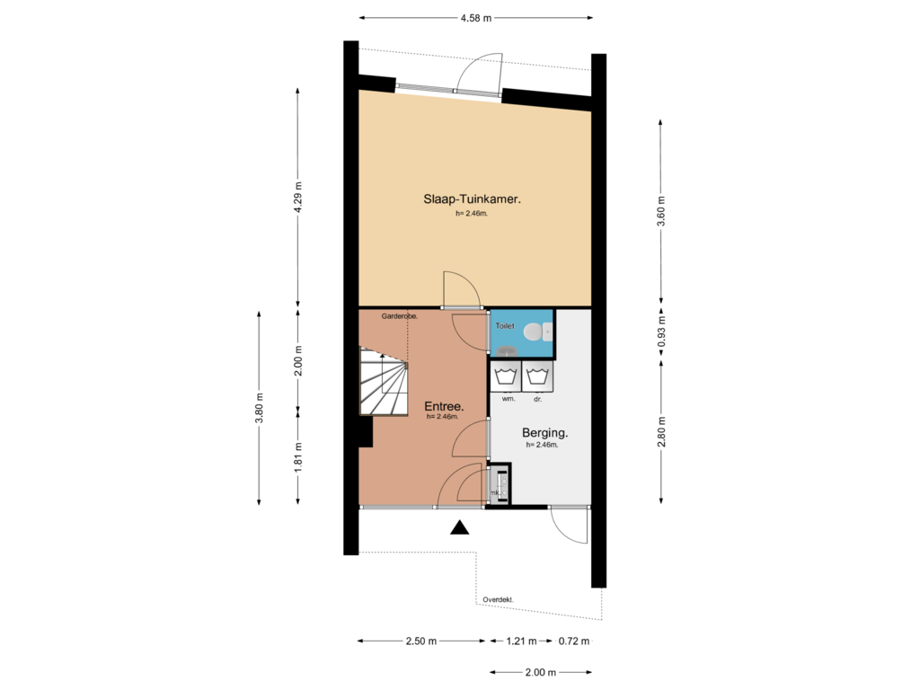 Bekijk plattegrond van Beganegrond van Linnaeus-serre 13