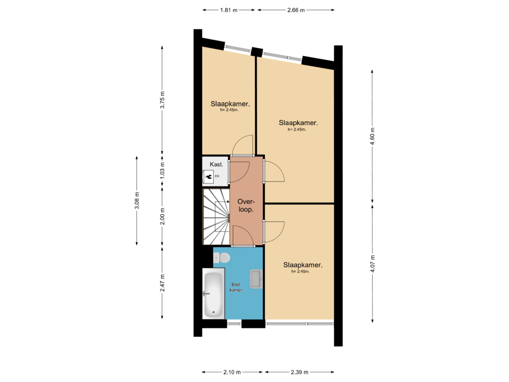 Bekijk plattegrond van 2e Verdieping van Linnaeus-serre 13