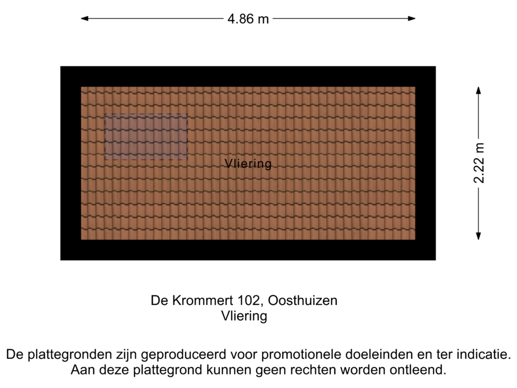 Bekijk plattegrond van Vliering van De Krommert 102