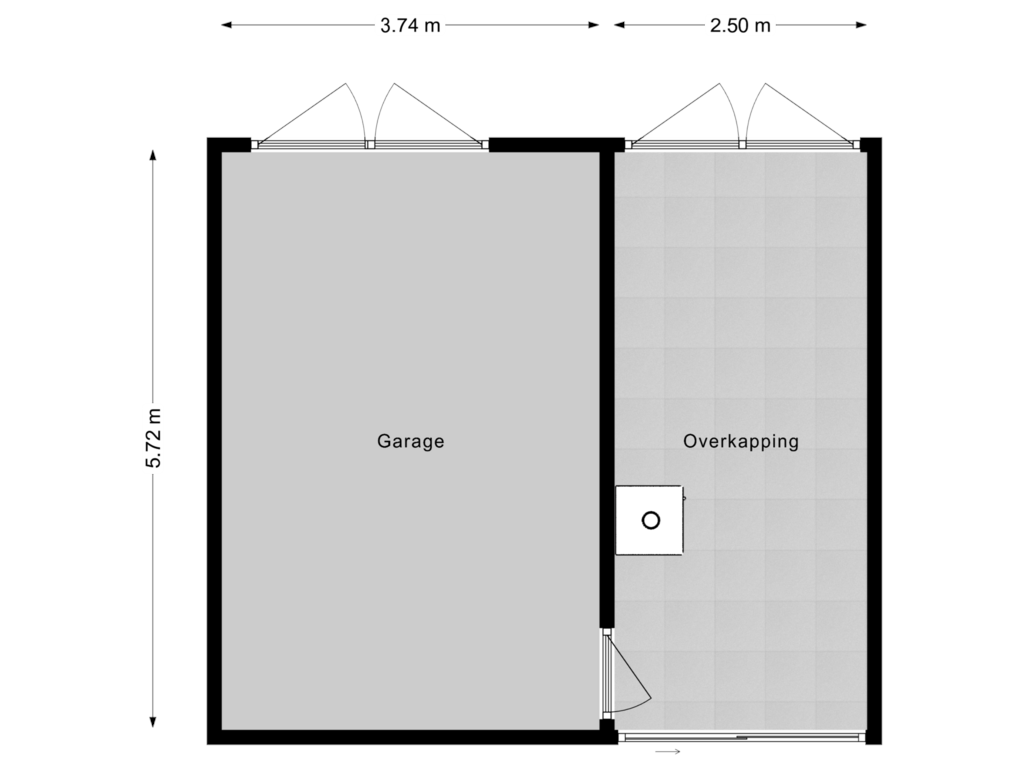 Bekijk plattegrond van Garage van de Baljuw 2