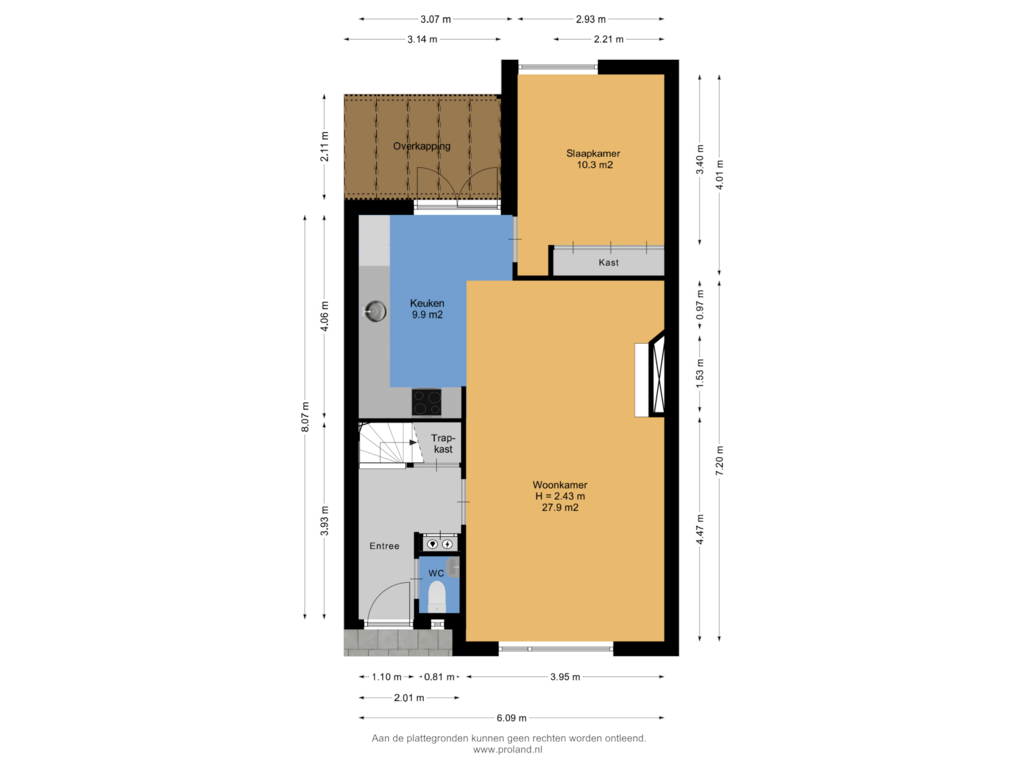 View floorplan of Begane Grond of Valtherzandweg 108