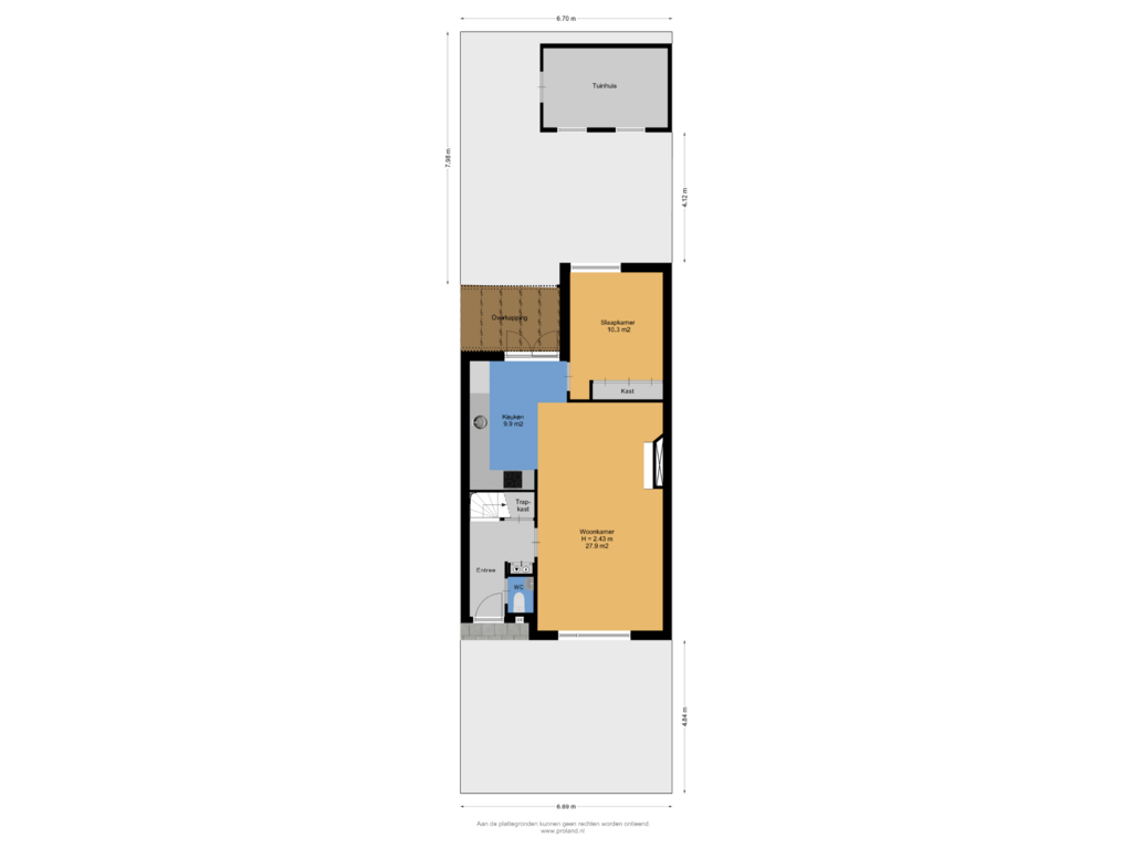 View floorplan of Begane Grond Met Kavel of Valtherzandweg 108