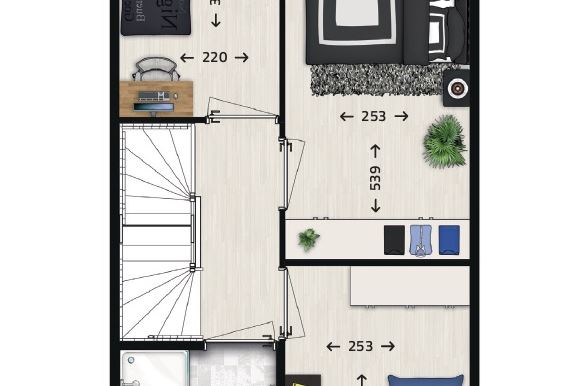 Bekijk foto 5 van Tussenwoningen (Bouwnr. 4)