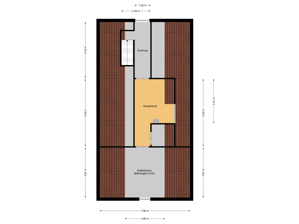 Bekijk plattegrond van 2e verdieping van Bussumergrintweg 63