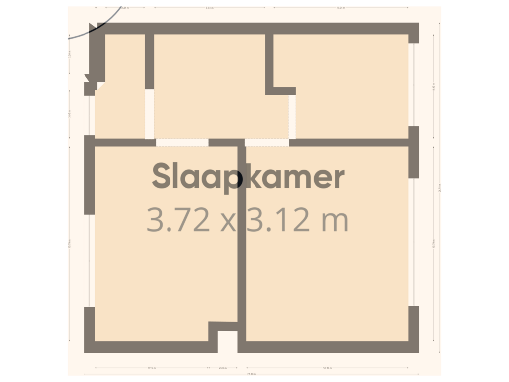 Bekijk plattegrond van Floor 1 van Margrietstraat 8