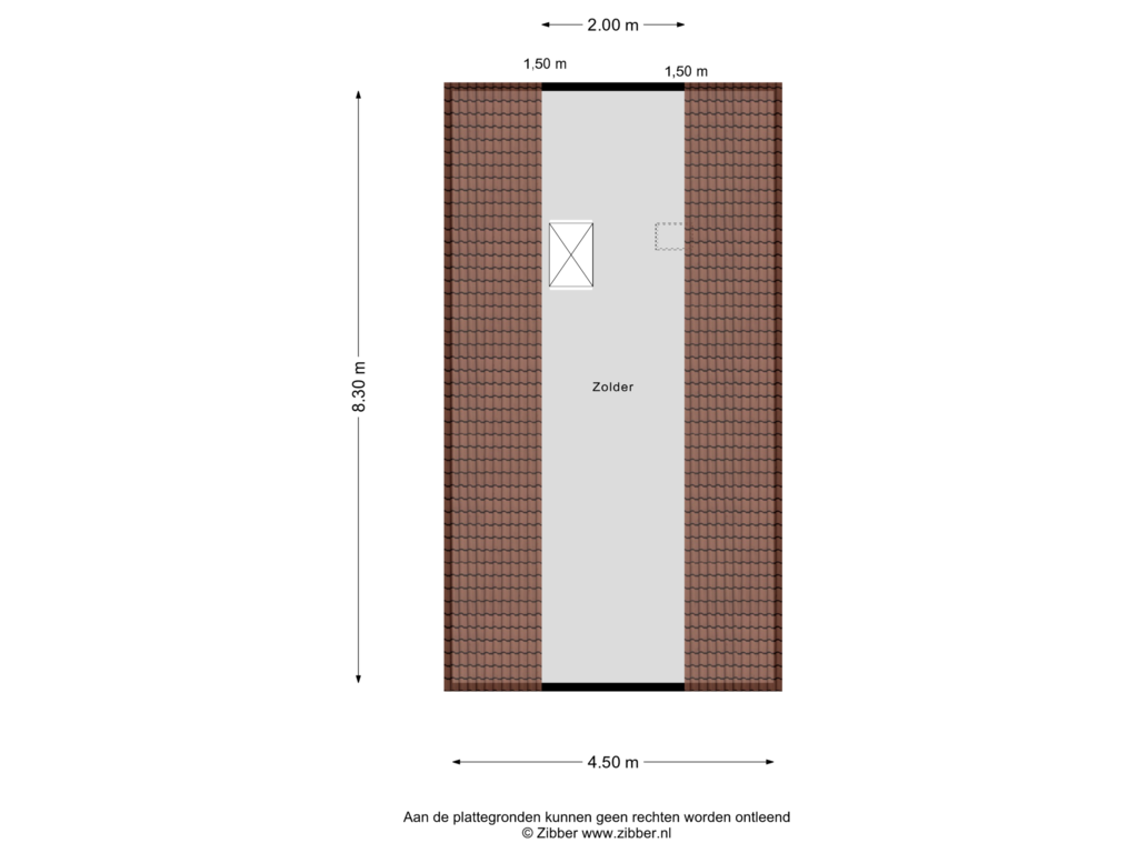 Bekijk plattegrond van Zolder van Bernagie 21