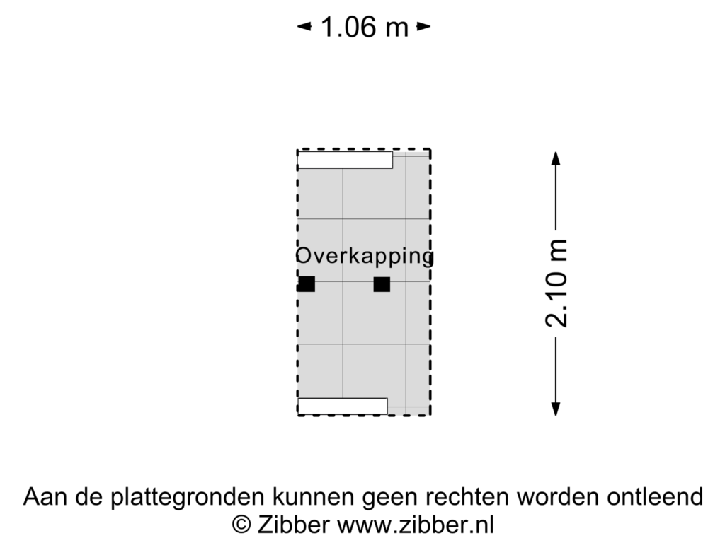 Bekijk plattegrond van Overkapping van Bernagie 21