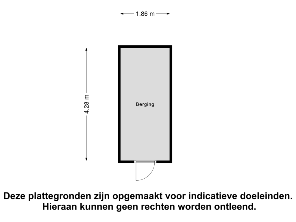 Bekijk plattegrond van Berging van Herenstraat 129