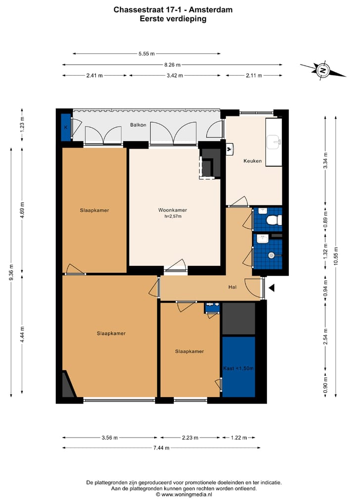 Foto 24 van Chasséstraat 17-1