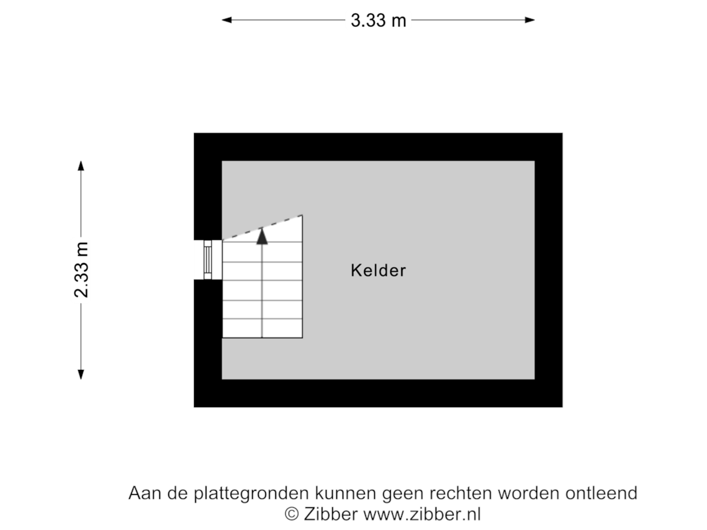 View floorplan of Kelder of Kerkeveldstraat 7