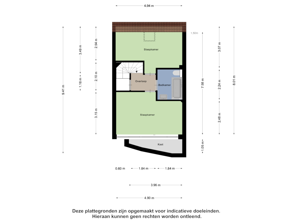 Bekijk plattegrond van Eerste Verdieping van Steilrand 8