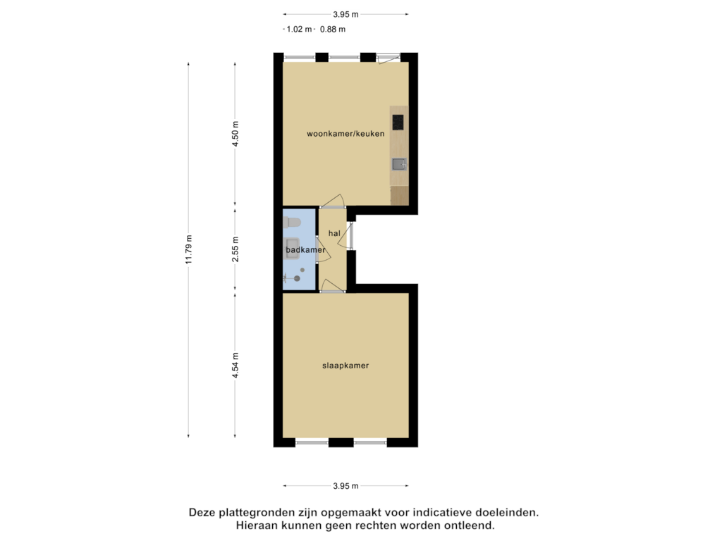 Bekijk plattegrond van Appartement van Bajonetstraat 168