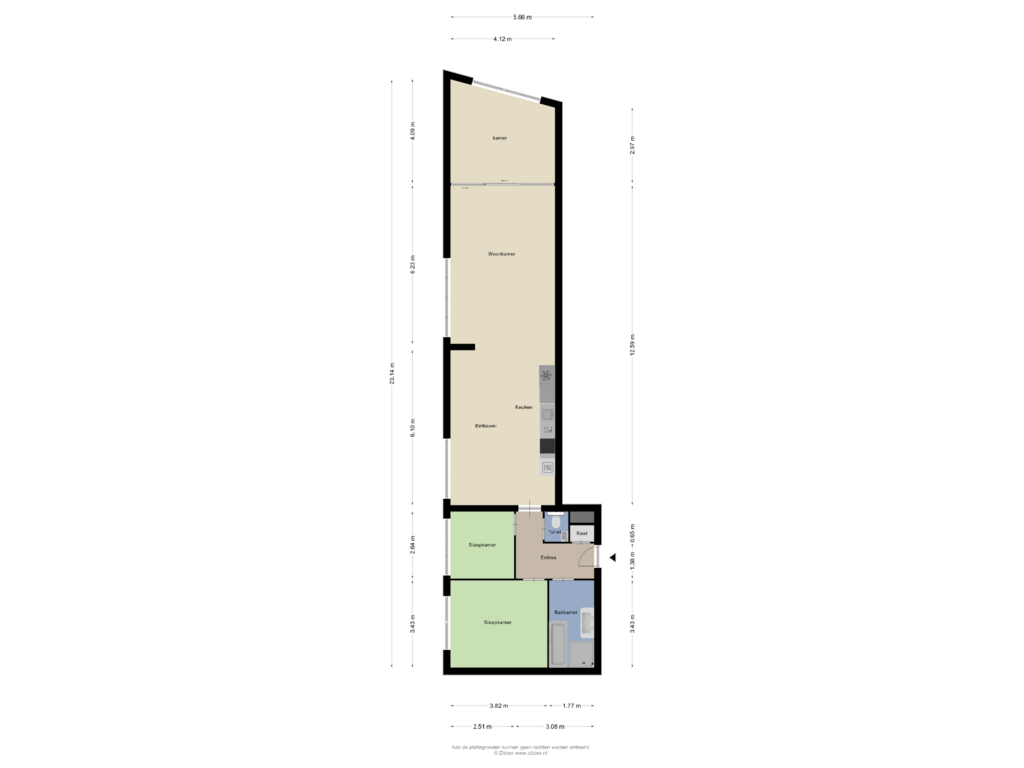 Bekijk plattegrond van Appartement van IJburglaan 358