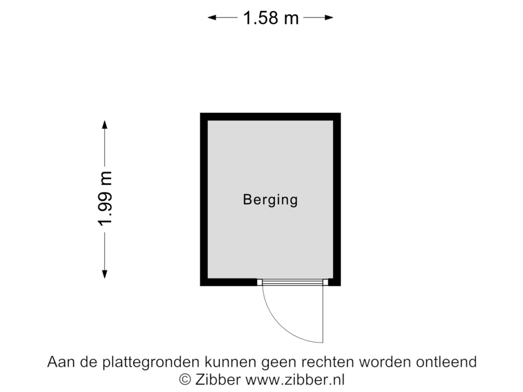 Bekijk plattegrond van Berging van IJburglaan 358