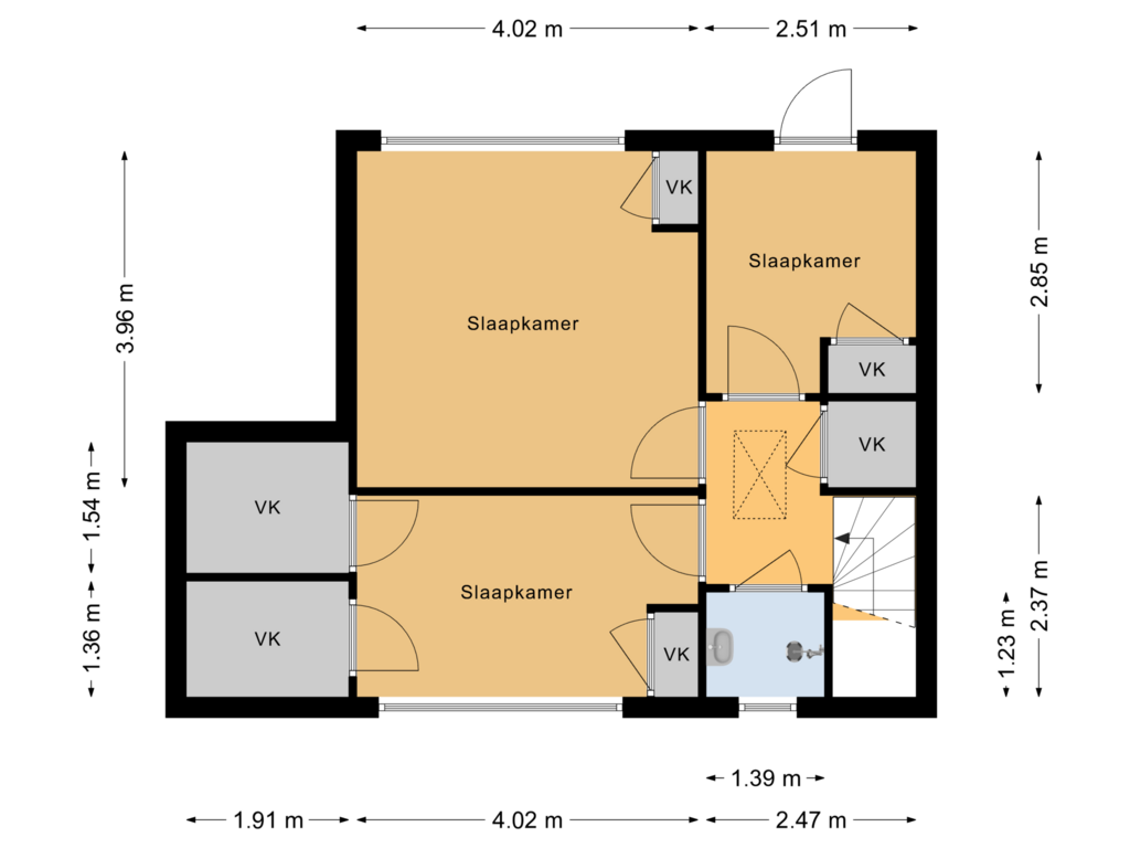 Bekijk plattegrond van Eerste verdieping van Goudenregenstraat 37