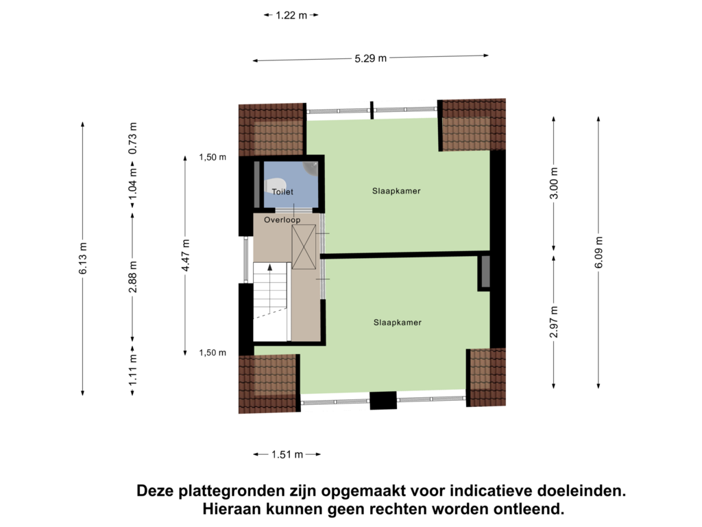 View floorplan of Eerste Verdieping of Middenmolendijk 179