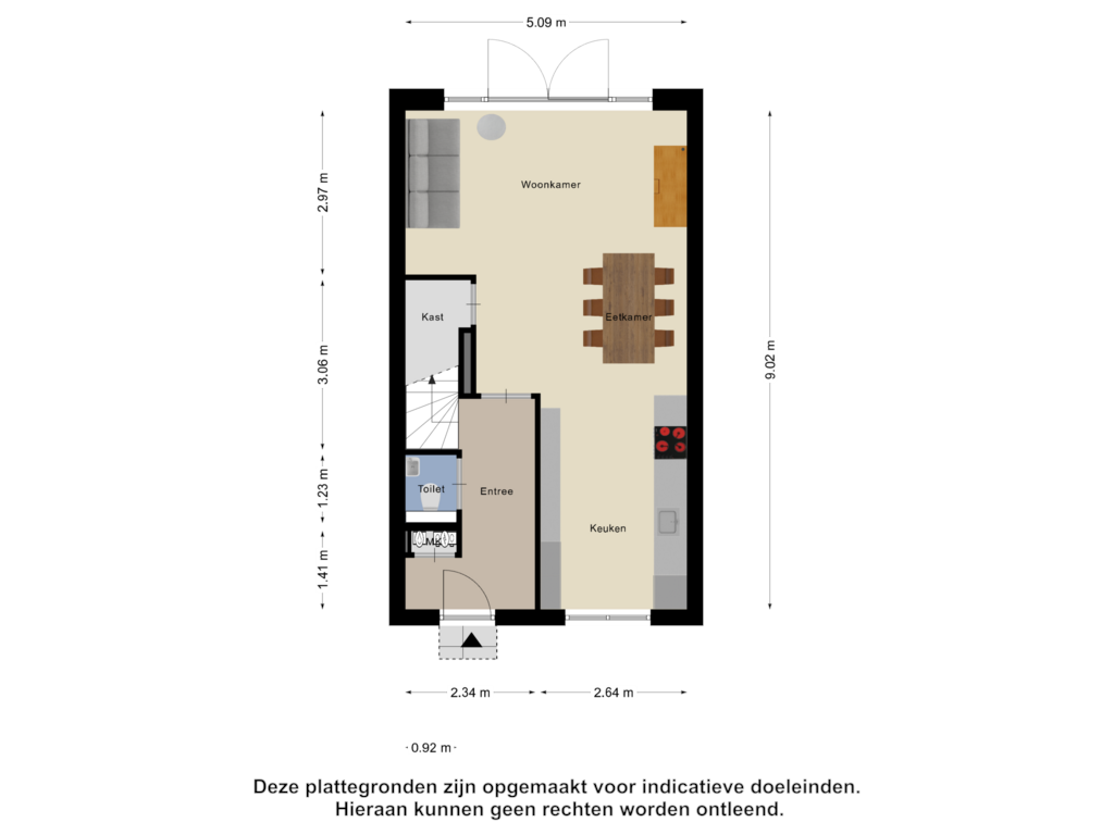 Bekijk plattegrond van Begane grond van Laan van Chartroise 219