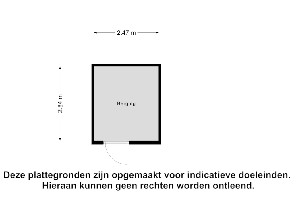 Bekijk plattegrond van Berging van Laan van Chartroise 219