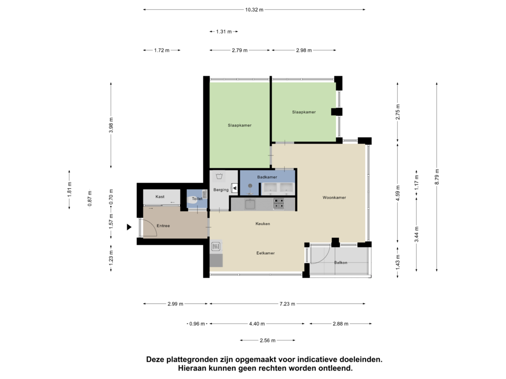 Bekijk plattegrond van Appartement van Jutfaseweg 203-A