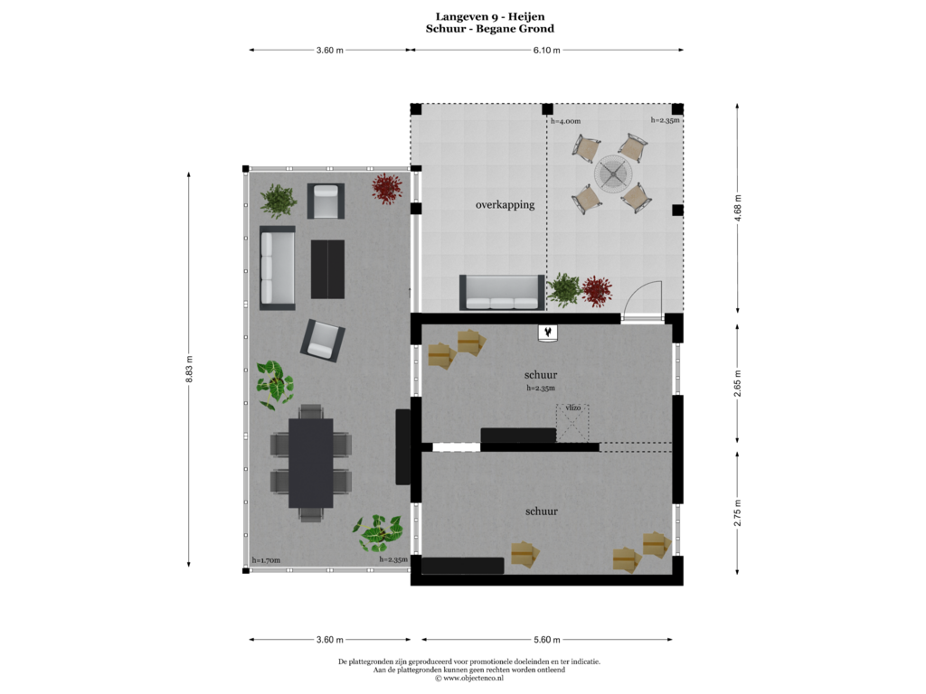 Bekijk plattegrond van Schuur - Begane Grond van Langeven 9