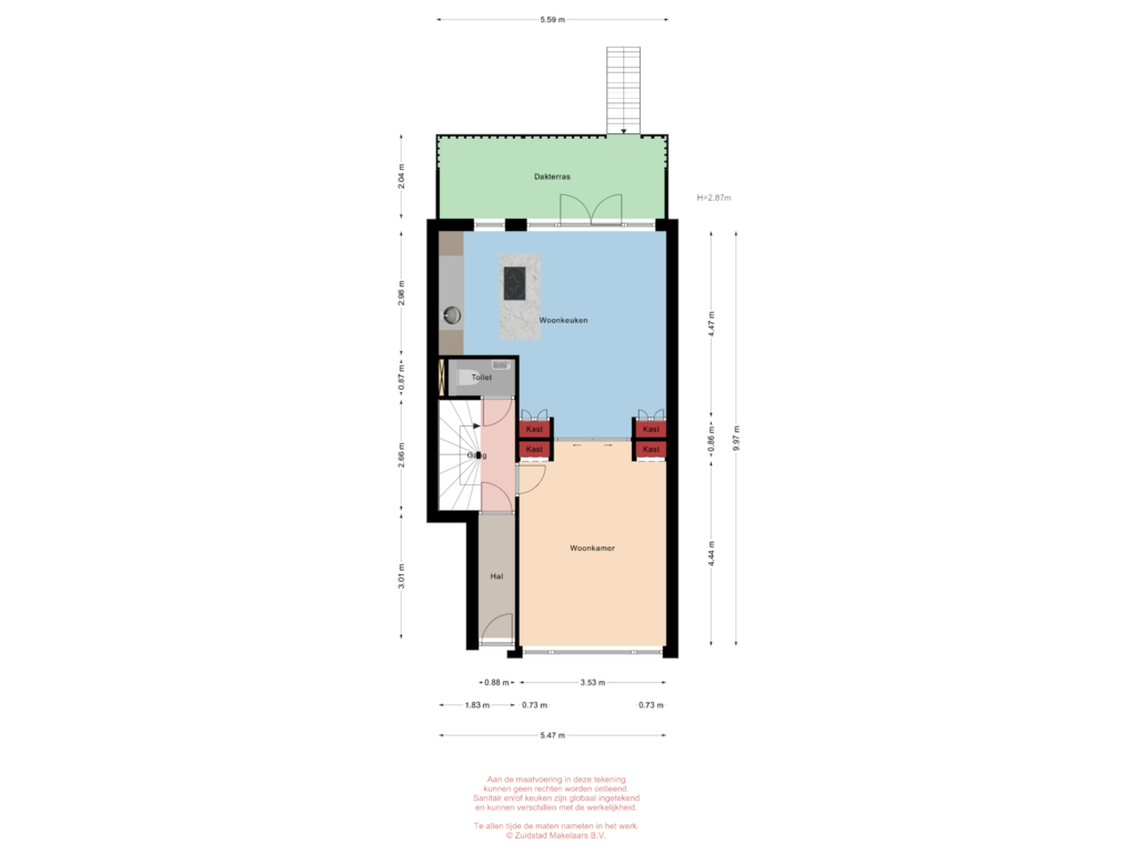 Bekijk plattegrond van Dordtsestraatweg 759-A - Begane grond van Dordtsestraatweg 759-A