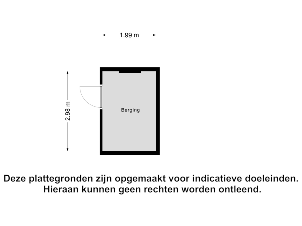 View floorplan of Berging of Arsenaal 17