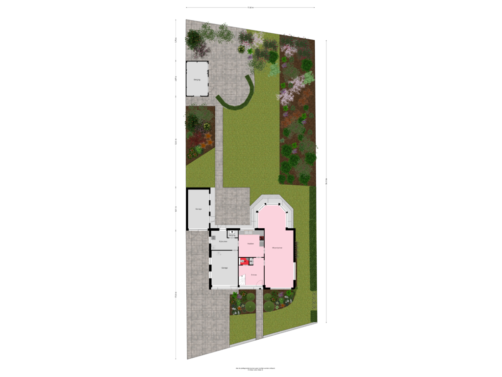 Bekijk plattegrond van Begane Grond Tuin van Gysbert Japiksstrjitte 4