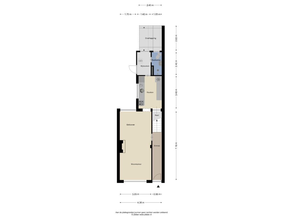 Bekijk plattegrond van Begane Grond van Van Goorstraat 34