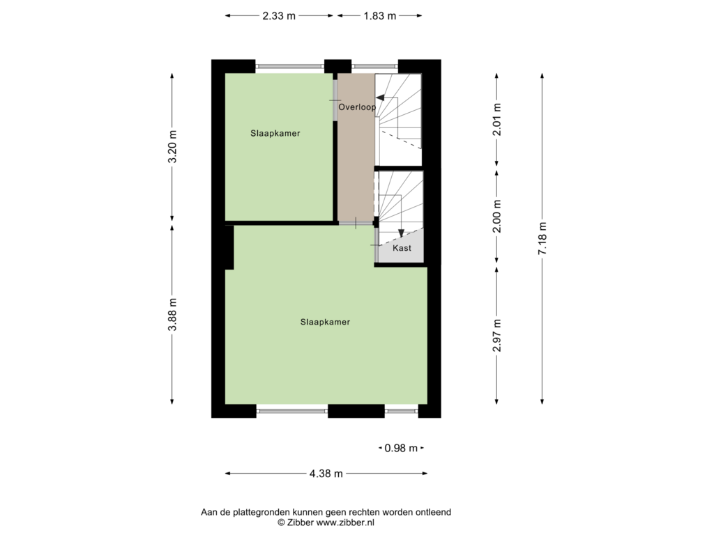 Bekijk plattegrond van Eerste Verdieping van Van Goorstraat 34