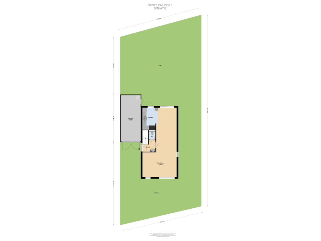 Bekijk plattegrond van Situatie van Grote Omloop 1