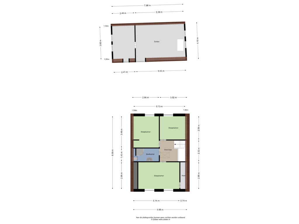 Bekijk plattegrond van Eerste Verdieping van Haven 31