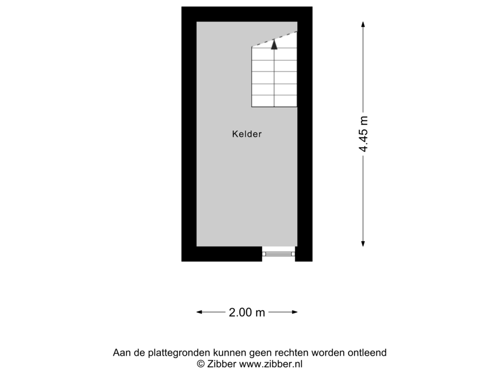 Bekijk plattegrond van Kelder van Haven 31