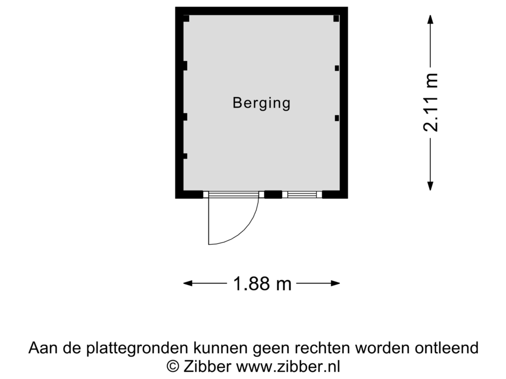 Bekijk plattegrond van Berging van Haven 31