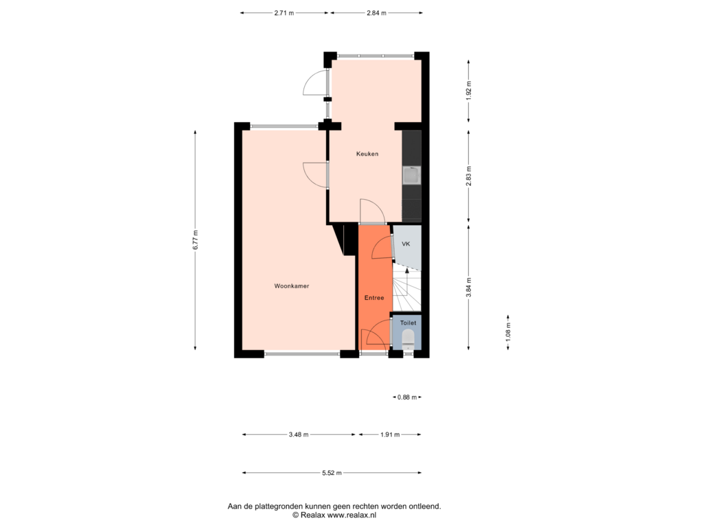 Bekijk plattegrond van Begane grond van Esstraat 115