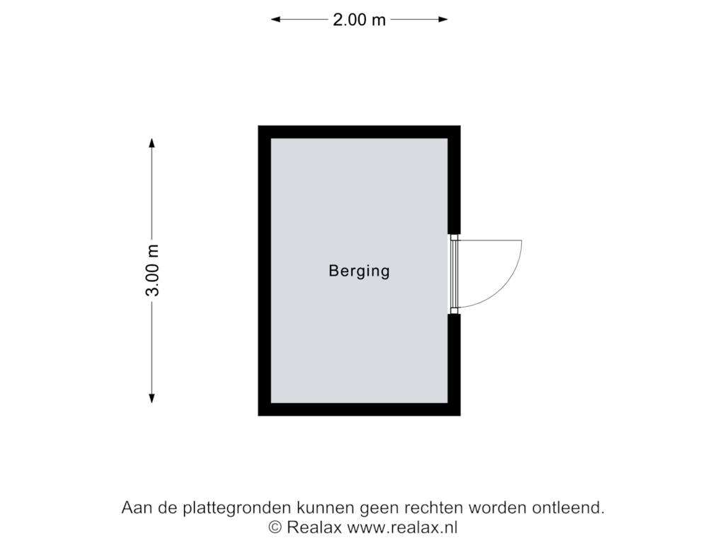 Bekijk plattegrond van Berging van Esstraat 115