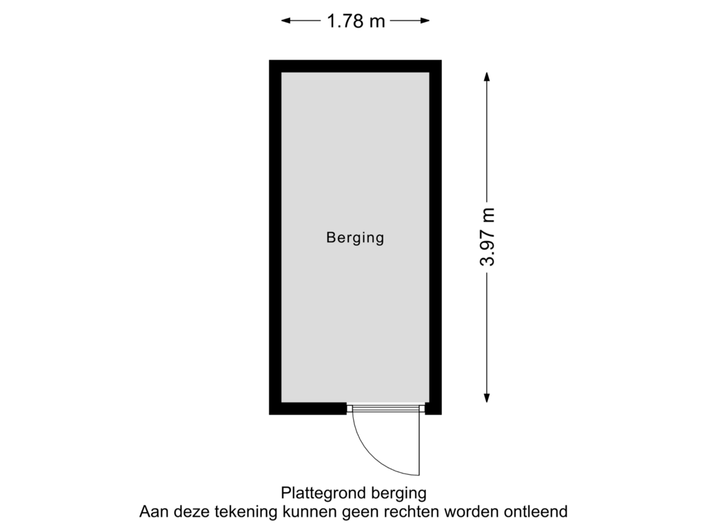 Bekijk plattegrond van Berging van Loopstraat 11