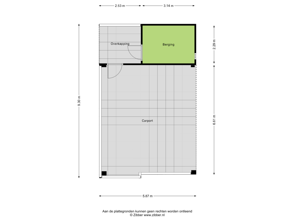 Bekijk plattegrond van Berging van Cobra 34