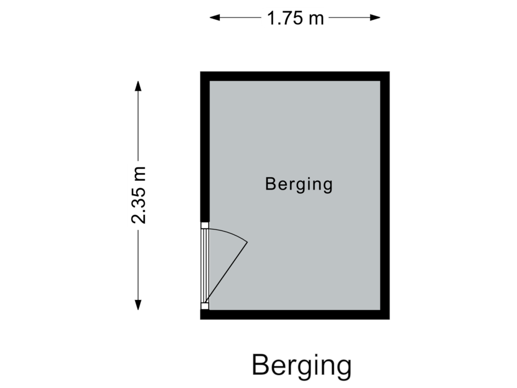 Bekijk plattegrond van Berging van Elisabethhof 67