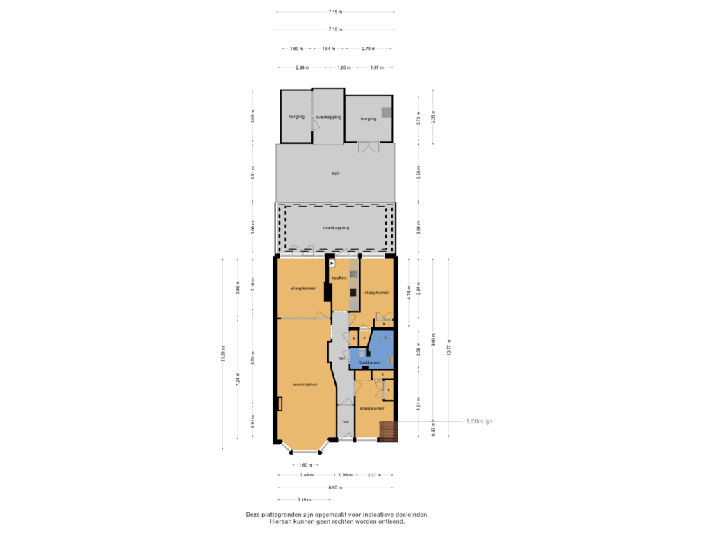 Bekijk plattegrond van Begane grond van Hattemlaan 14