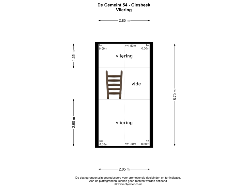 View floorplan of VLIERING of De Gemeint 54