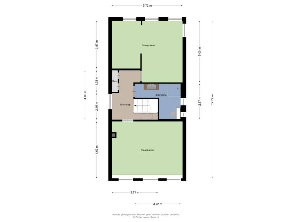 Bekijk plattegrond van Eerste Verdieping van Cornelis Albertsstraat 3