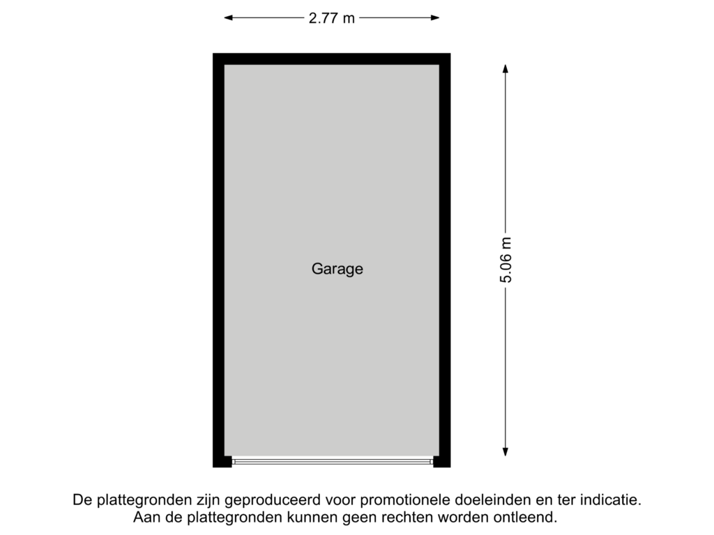 Bekijk plattegrond van Garage van Jan Darkennisstraat 16