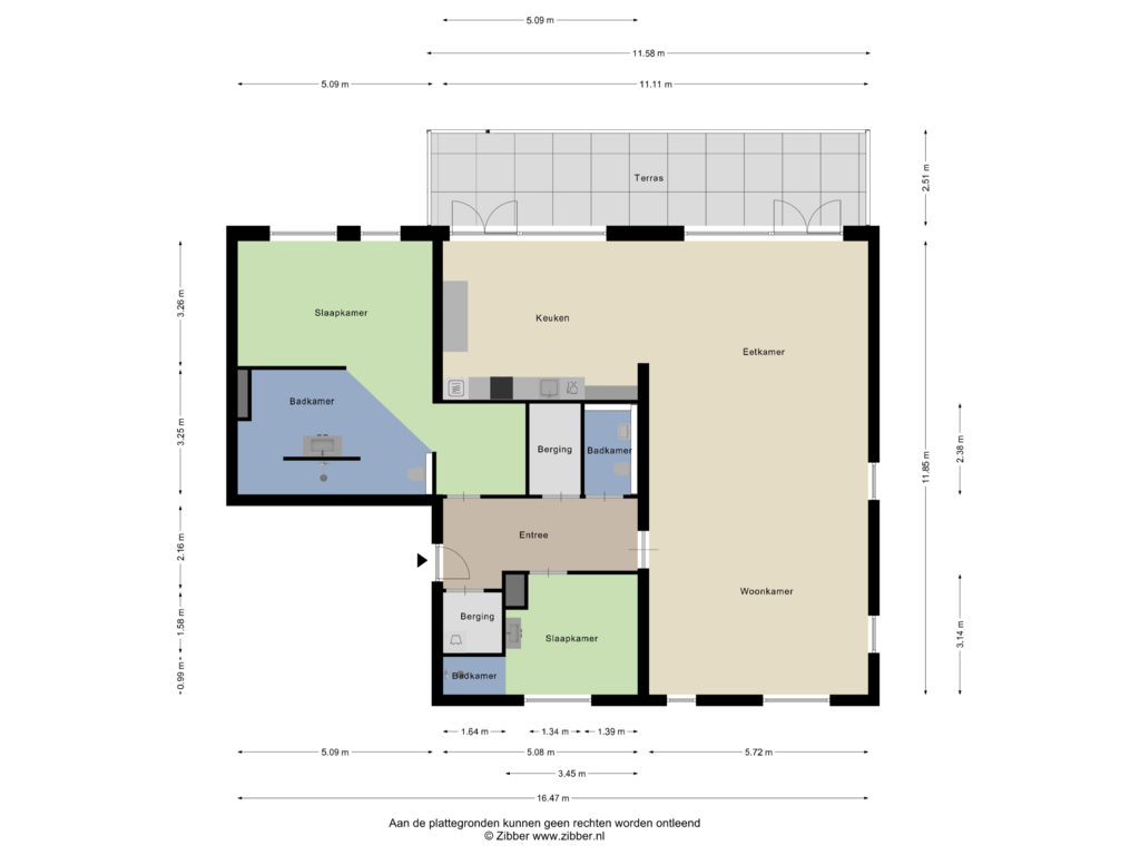 Bekijk plattegrond van Appartement van Eikenhout 355