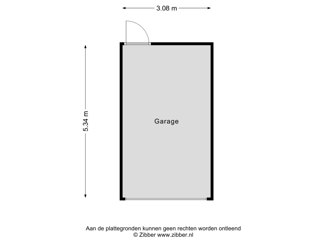 Bekijk plattegrond van Garage van Eikenhout 355