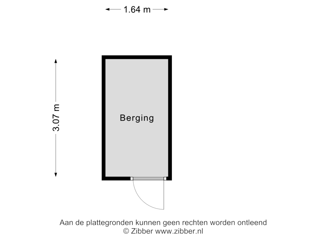 Bekijk plattegrond van Berging van Eikenhout 355