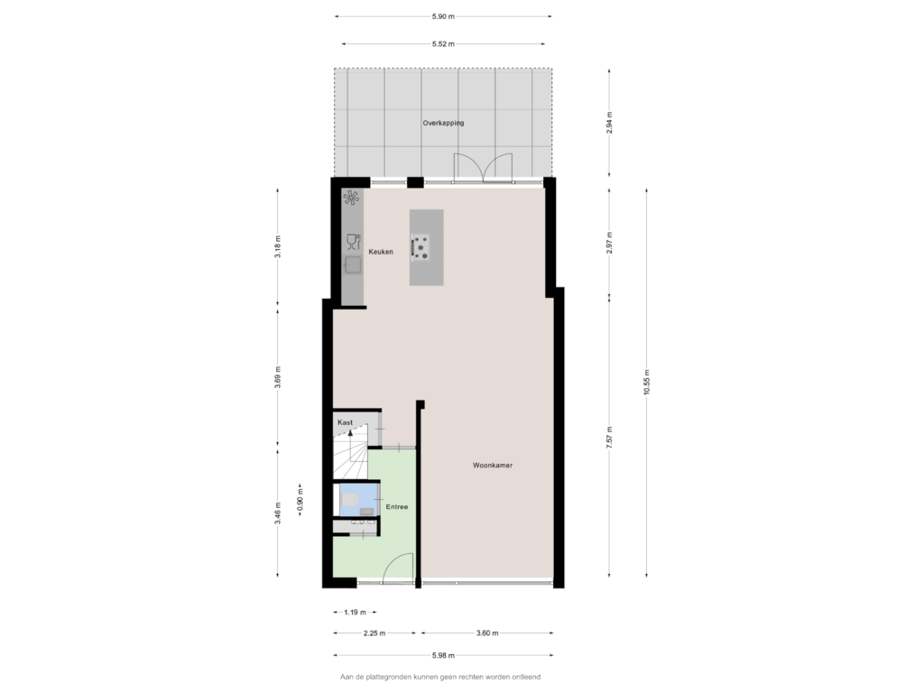 View floorplan of Begane grond of Snoekstraat 6