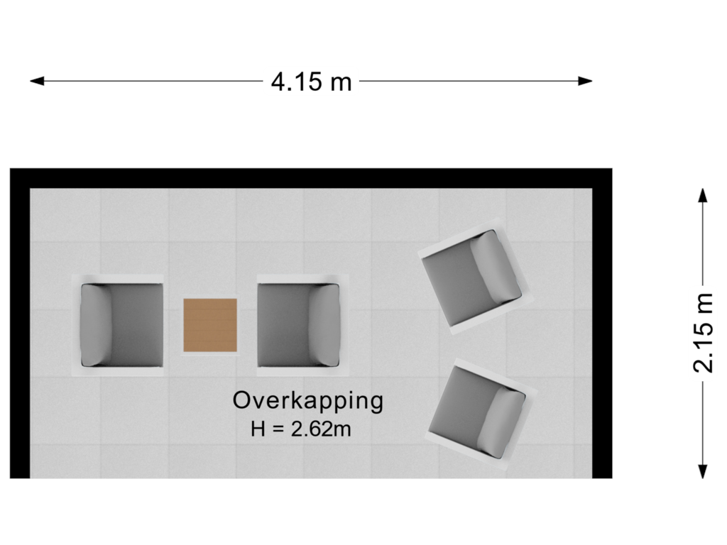 Bekijk plattegrond van Overkapping van Dr Schaepmanstraat 3